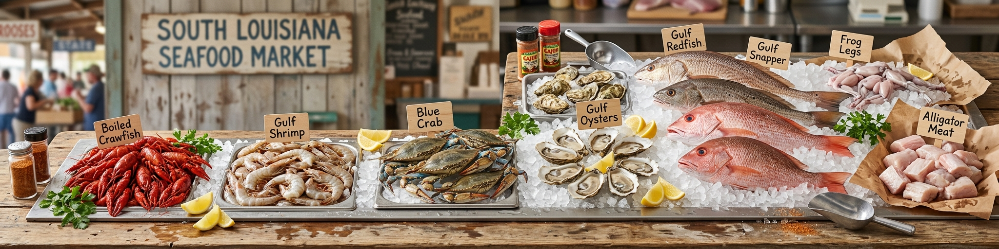 Seafood from Cajun Grocer